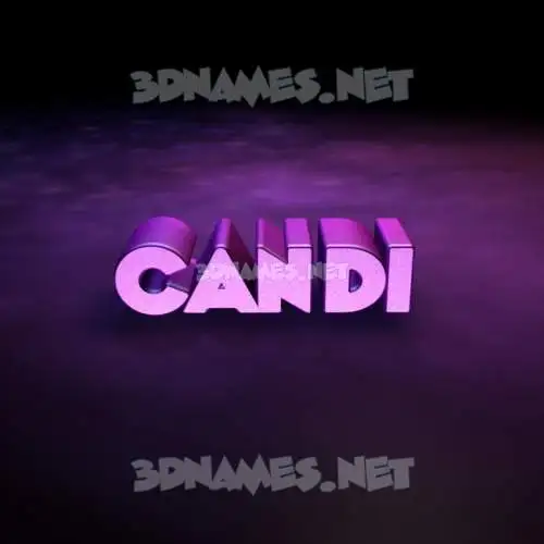 candi in Big Purple style - 3D name wallpaper candi in Big Purple style - 3D name wallpaper