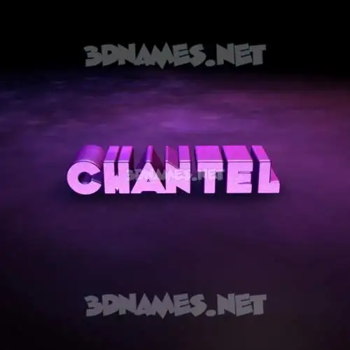 chantel in Big Purple style - 3D name wallpaper chantel in Big Purple style - 3D name wallpaper