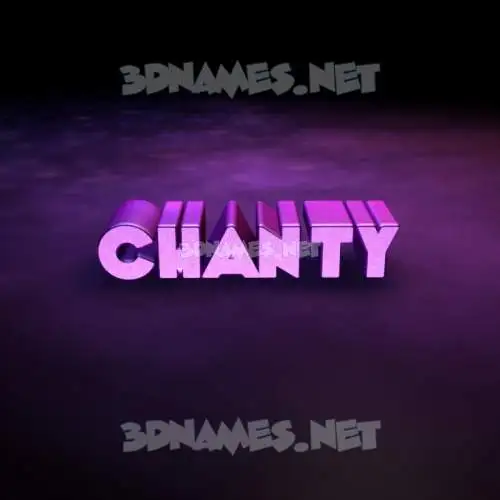 chanty in Big Purple style - 3D name wallpaper chanty in Big Purple style - 3D name wallpaper
