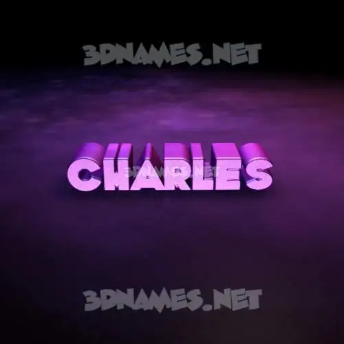 charles in Big Purple style - 3D name wallpaper charles in Big Purple style - 3D name wallpaper