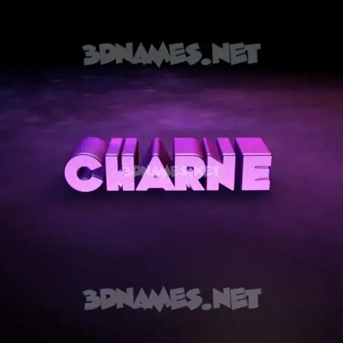charne in Big Purple style - 3D name wallpaper charne in Big Purple style - 3D name wallpaper
