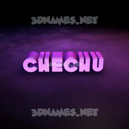 chechu in Big Purple style - 3D name wallpaper chechu in Big Purple style - 3D name wallpaper