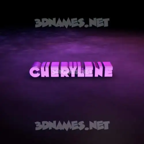 cherylene in Big Purple style - 3D name wallpaper cherylene in Big Purple style - 3D name wallpaper