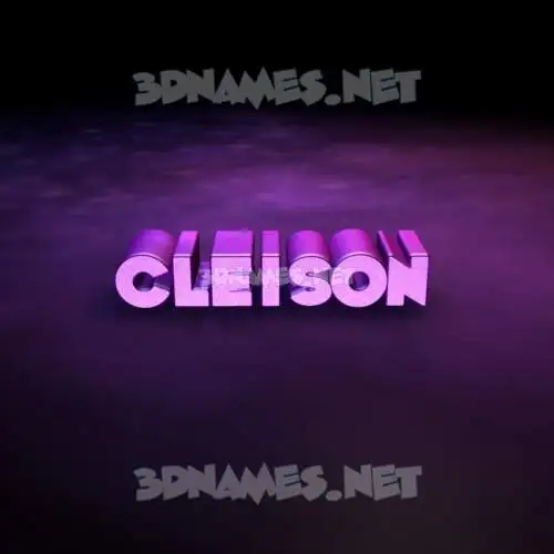 cleison in Big Purple style - 3D name wallpaper cleison in Big Purple style - 3D name wallpaper