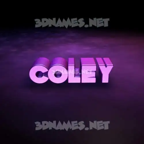 coley in Big Purple style - 3D name wallpaper coley in Big Purple style - 3D name wallpaper