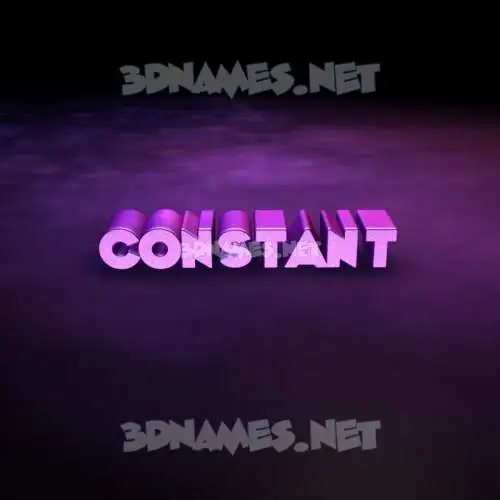 constant in Big Purple style - 3D name wallpaper constant in Big Purple style - 3D name wallpaper