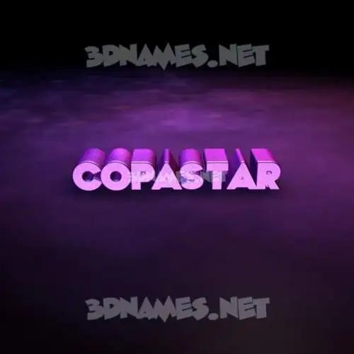 copastar in Big Purple style - 3D name wallpaper copastar in Big Purple style - 3D name wallpaper
