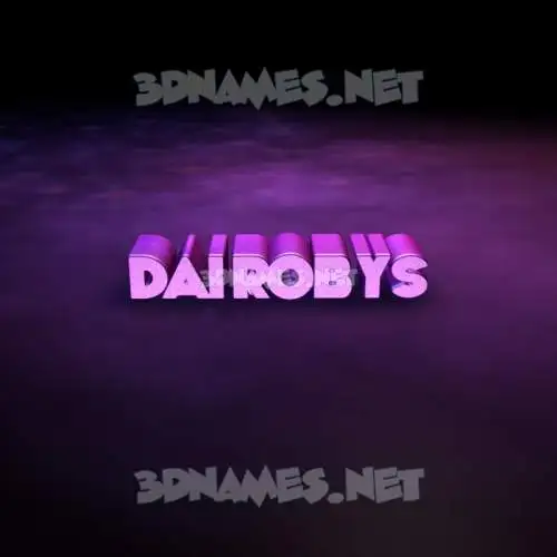 dairobys in Big Purple style - 3D name wallpaper dairobys in Big Purple style - 3D name wallpaper