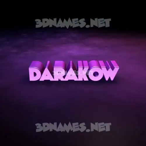 darakow in Big Purple style - 3D name wallpaper darakow in Big Purple style - 3D name wallpaper
