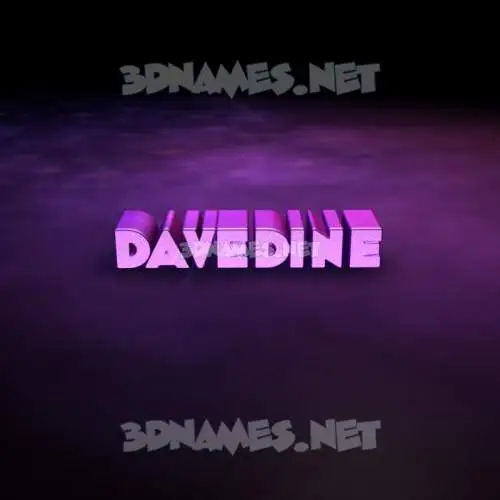 davedine in Big Purple style - 3D name wallpaper davedine in Big Purple style - 3D name wallpaper