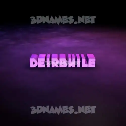 deirbhile in Big Purple style - 3D name wallpaper deirbhile in Big Purple style - 3D name wallpaper