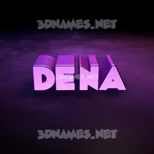 dena in Big Purple style - 3D name wallpaper dena in Big Purple style - 3D name wallpaper