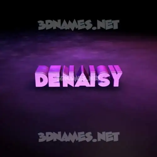 denaisy in Big Purple style - 3D name wallpaper denaisy in Big Purple style - 3D name wallpaper