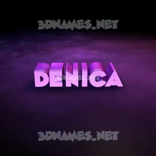 denica in Big Purple style - 3D name wallpaper denica in Big Purple style - 3D name wallpaper