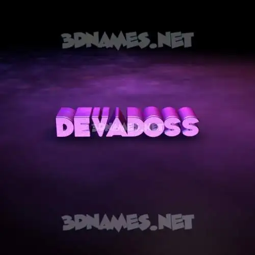 devadoss in Big Purple style - 3D name wallpaper devadoss in Big Purple style - 3D name wallpaper