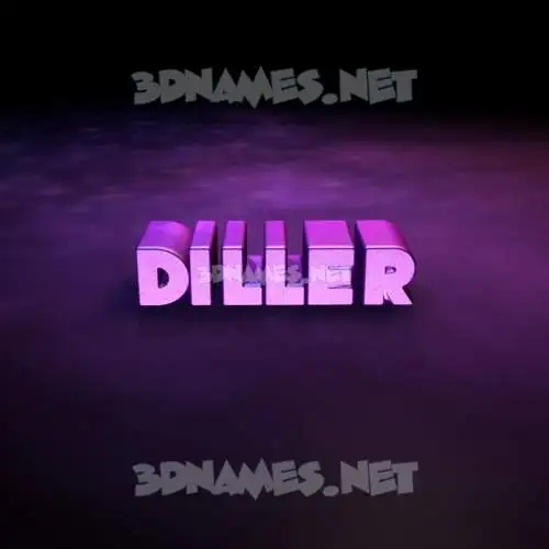 diller in Big Purple style - 3D name wallpaper diller in Big Purple style - 3D name wallpaper