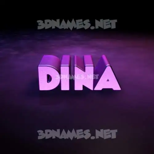 dina in Big Purple style - 3D name wallpaper dina in Big Purple style - 3D name wallpaper
