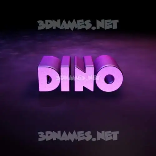 dino in Big Purple style - 3D name wallpaper dino in Big Purple style - 3D name wallpaper