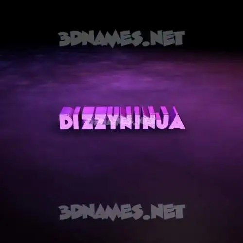 dizzyninja in Big Purple style - 3D name wallpaper dizzyninja in Big Purple style - 3D name wallpaper
