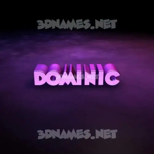 dominic in Big Purple style - 3D name wallpaper dominic in Big Purple style - 3D name wallpaper