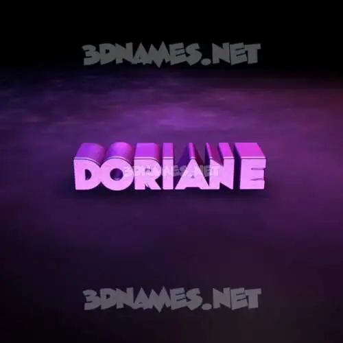 doriane in Big Purple style - 3D name wallpaper doriane in Big Purple style - 3D name wallpaper