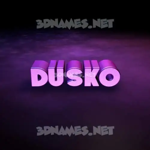 dusko in Big Purple style - 3D name wallpaper dusko in Big Purple style - 3D name wallpaper