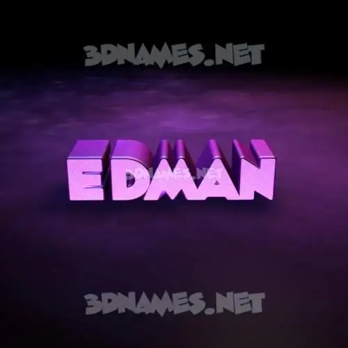 edman in Big Purple style - 3D name wallpaper edman in Big Purple style - 3D name wallpaper