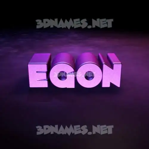 egon in Big Purple style - 3D name wallpaper egon in Big Purple style - 3D name wallpaper