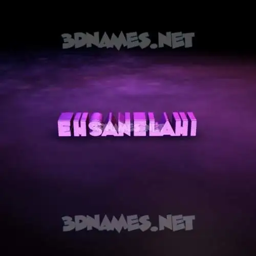 ehsanelahi in Big Purple style - 3D name wallpaper ehsanelahi in Big Purple style - 3D name wallpaper