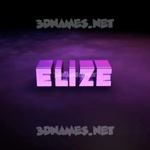 elize in Big Purple style - 3D name wallpaper elize in Big Purple style - 3D name wallpaper