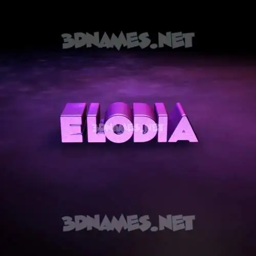 elodia in Big Purple style - 3D name wallpaper elodia in Big Purple style - 3D name wallpaper