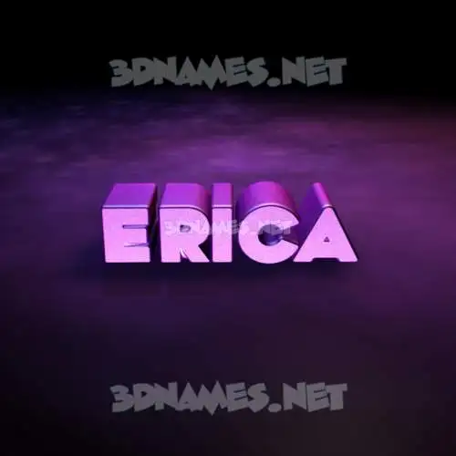 erica in Big Purple style - 3D name wallpaper erica in Big Purple style - 3D name wallpaper