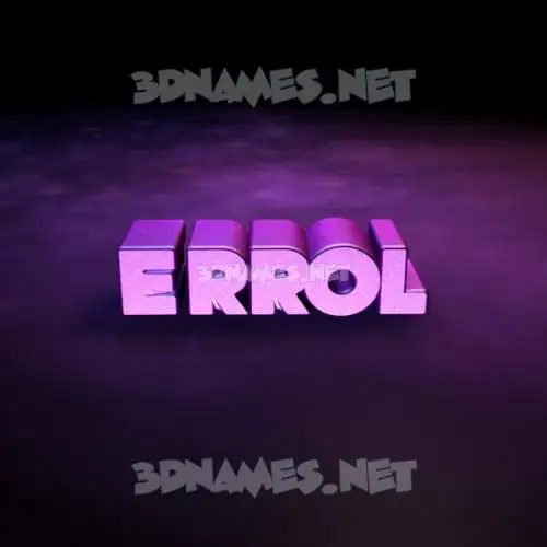 errol in Big Purple style - 3D name wallpaper errol in Big Purple style - 3D name wallpaper