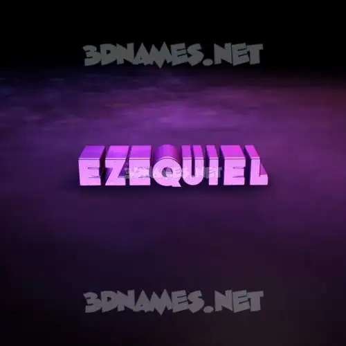 ezequiel in Big Purple style - 3D name wallpaper ezequiel in Big Purple style - 3D name wallpaper