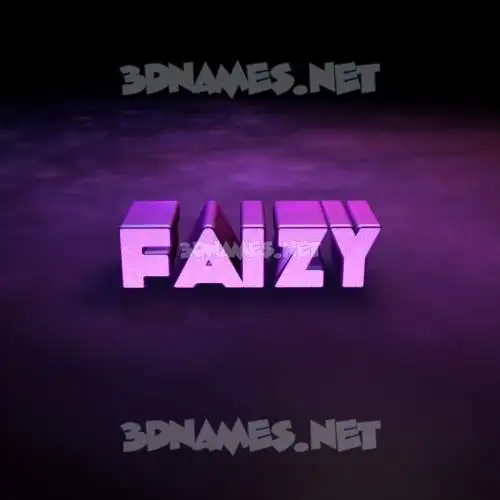 faizy in Big Purple style - 3D name wallpaper faizy in Big Purple style - 3D name wallpaper