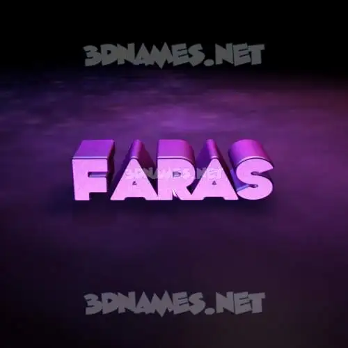 faras in Big Purple style - 3D name wallpaper faras in Big Purple style - 3D name wallpaper