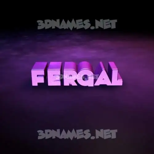 fergal in Big Purple style - 3D name wallpaper fergal in Big Purple style - 3D name wallpaper