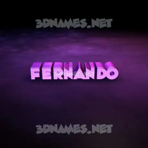 fernando in Big Purple style - 3D name wallpaper fernando in Big Purple style - 3D name wallpaper