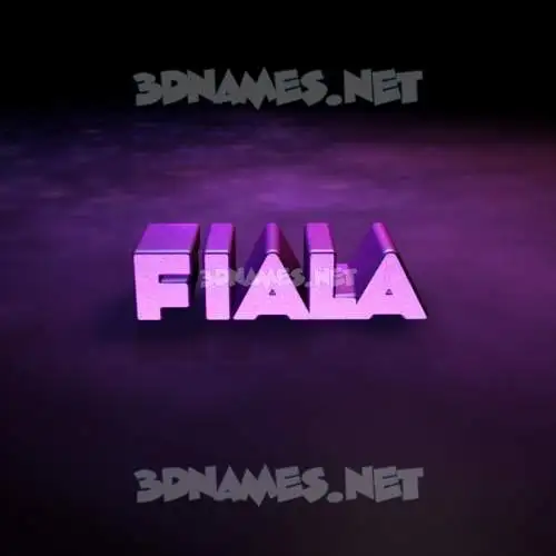fiala in Big Purple style - 3D name wallpaper fiala in Big Purple style - 3D name wallpaper