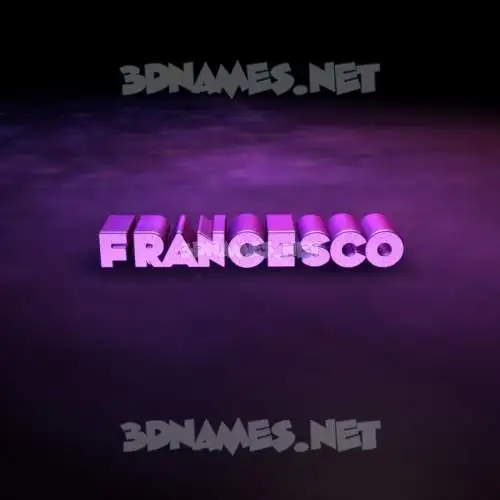 francesco in Big Purple style - 3D name wallpaper francesco in Big Purple style - 3D name wallpaper