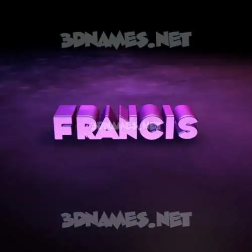 francis in Big Purple style - 3D name wallpaper francis in Big Purple style - 3D name wallpaper
