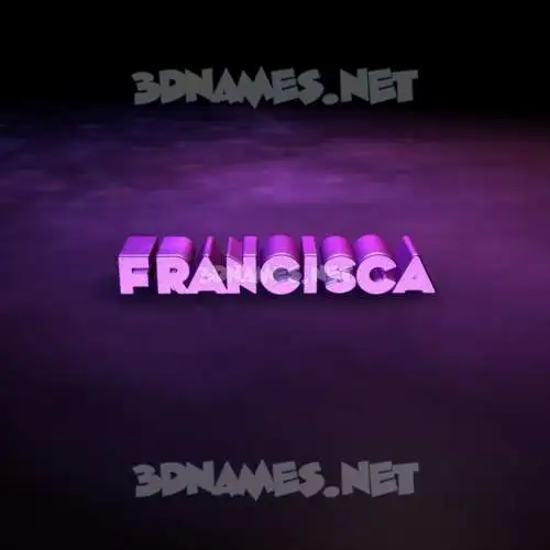 francisca in Big Purple style - 3D name wallpaper francisca in Big Purple style - 3D name wallpaper