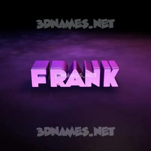 frank in Big Purple style - 3D name wallpaper frank in Big Purple style - 3D name wallpaper