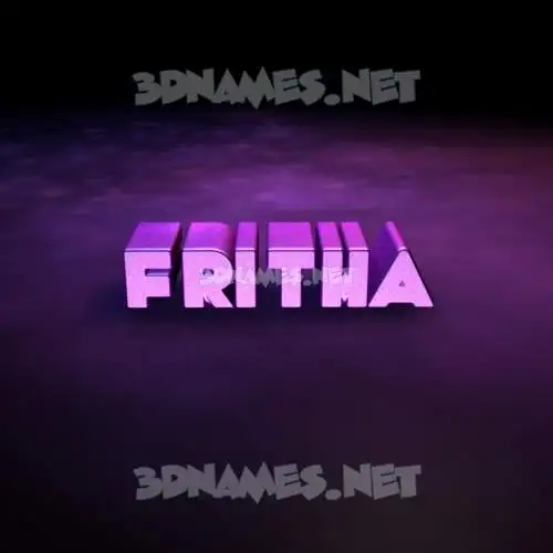 fritha in Big Purple style - 3D name wallpaper fritha in Big Purple style - 3D name wallpaper