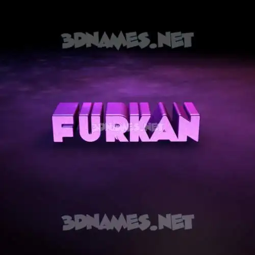 furkan in Big Purple style - 3D name wallpaper furkan in Big Purple style - 3D name wallpaper