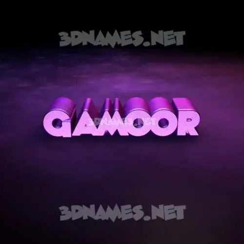 gamoor in Big Purple style - 3D name wallpaper gamoor in Big Purple style - 3D name wallpaper
