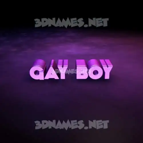 gay boy in Big Purple style - 3D name wallpaper gay boy in Big Purple style - 3D name wallpaper