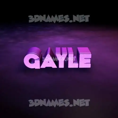 gayle in Big Purple style - 3D name wallpaper gayle in Big Purple style - 3D name wallpaper