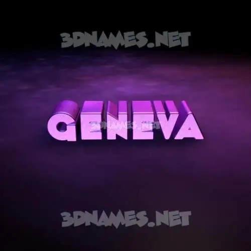 geneva in Big Purple style - 3D name wallpaper geneva in Big Purple style - 3D name wallpaper