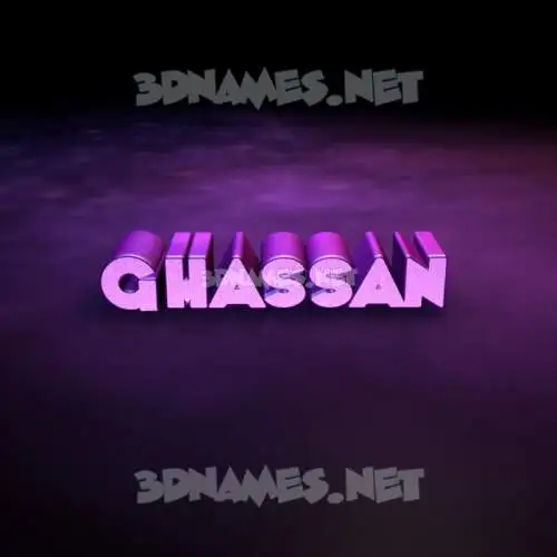 ghassan in Big Purple style - 3D name wallpaper ghassan in Big Purple style - 3D name wallpaper